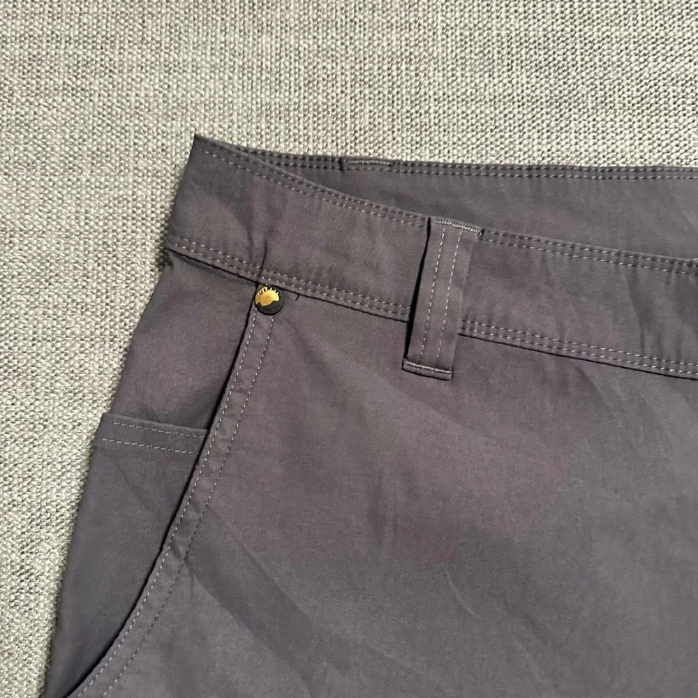 Merrell Hiking Shorts Mens 38 Gray Excellent Lightweight Outdoor Trail Cargo